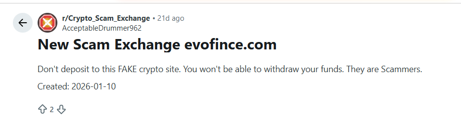 Evofince: Fake Licenses, Template Infrastructure, and a Phantom Crypto Exchange