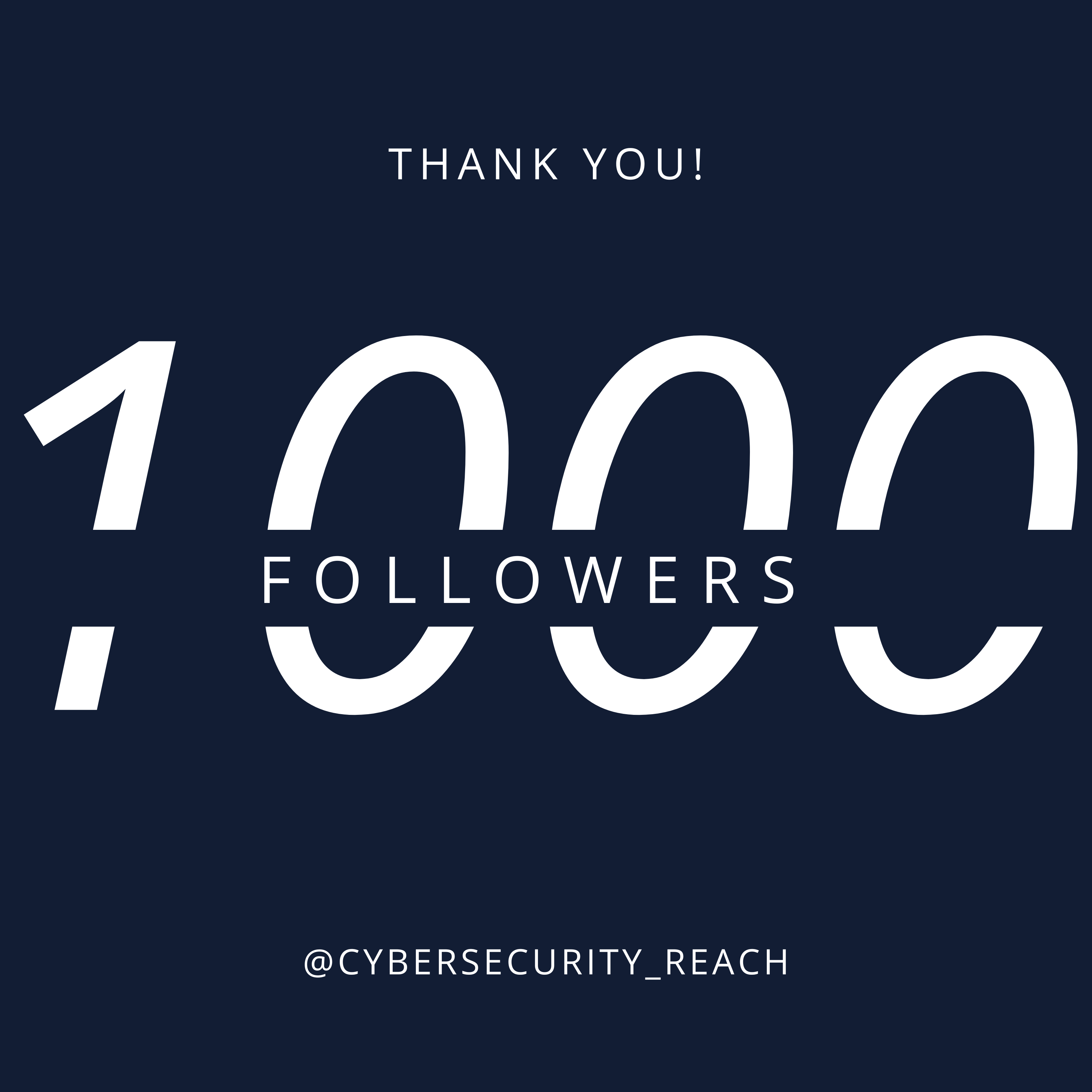 🎉 Reaching 1,000 Instagram Followers – Thank You!