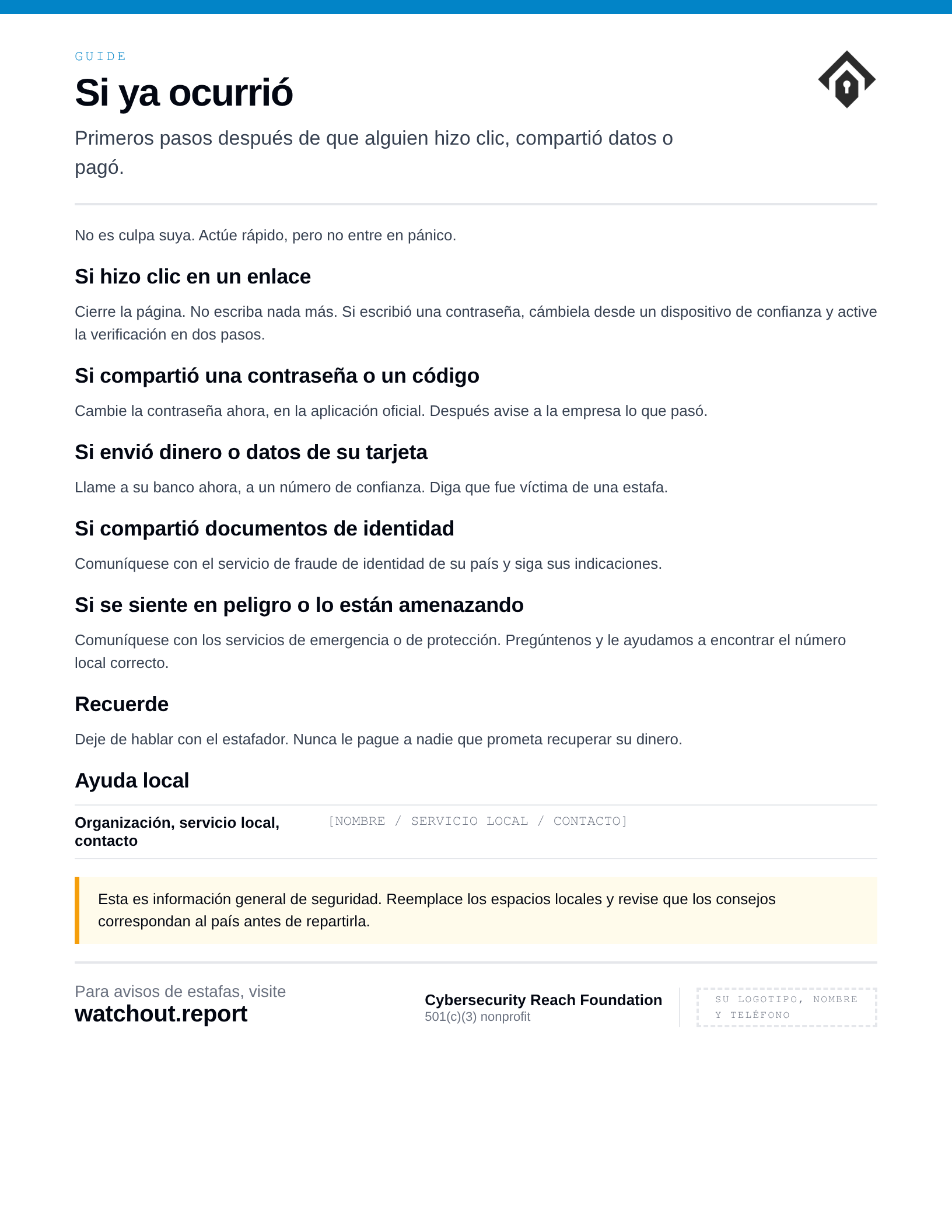 Preview of Si ya ocurrió