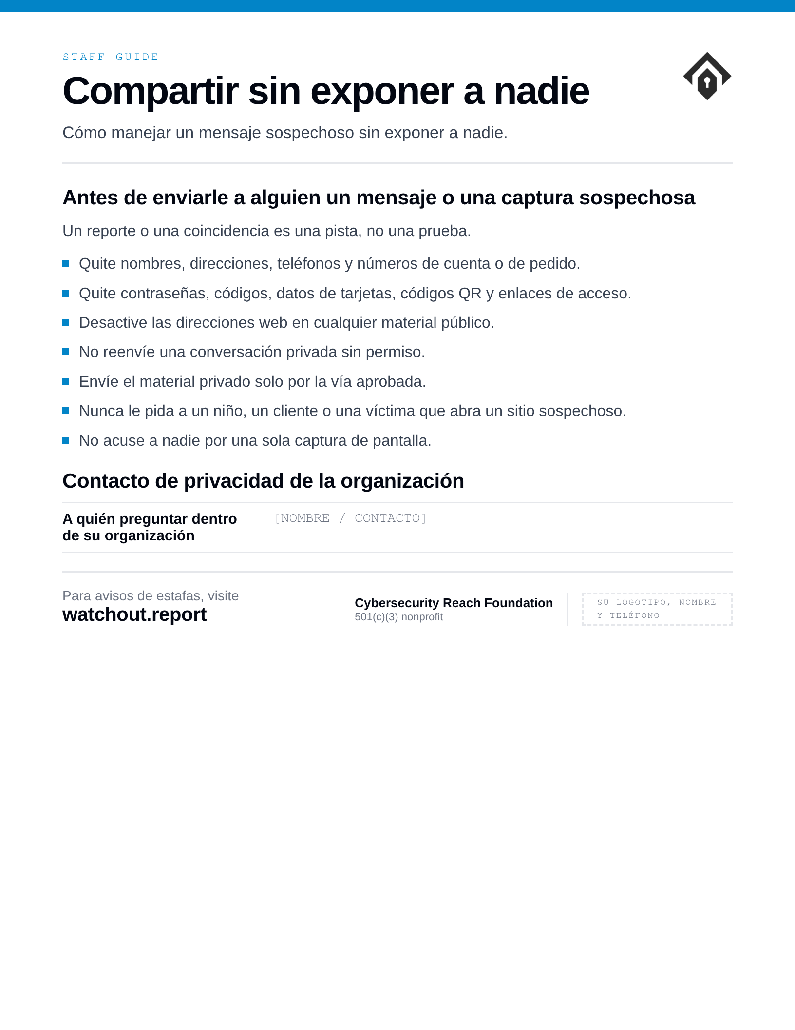 Preview of Compartir sin exponer a nadie
