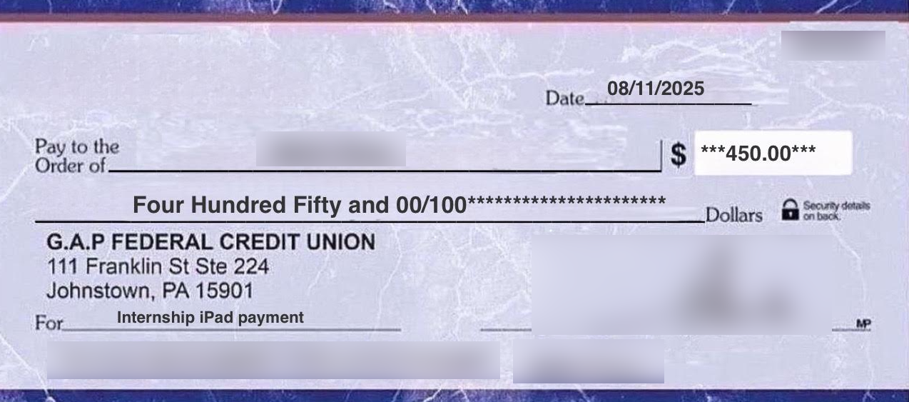 Internship Supplies at SA Schools: A Checking Scam